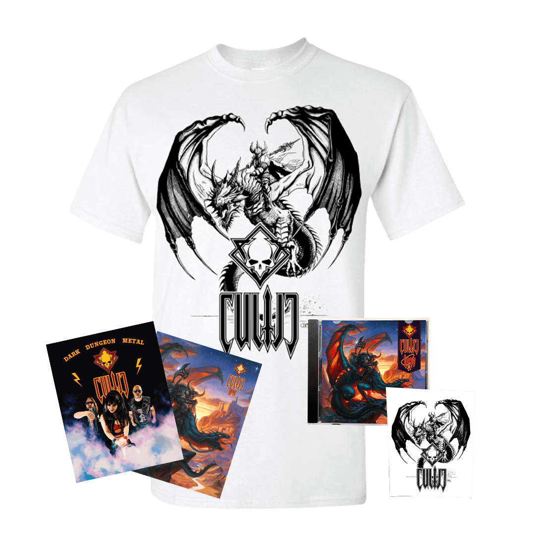 Cultic Lore Dark Rider Bundle - T-Shirt, Poster, CD-R and Sticker